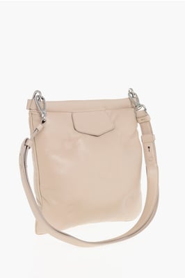 Bolso bandolera GLAM SLAM MM11 de piel acolchada con C magnética en rosa