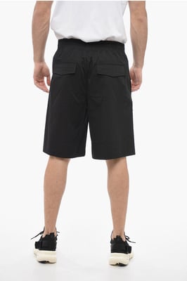 Shorts cargo holgados JORDAN con bolsillos de solapa en negro