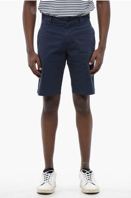 Pantalones cortos chinos en azul