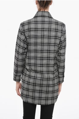 Camisa de cuadros ALASKAN en blanco y negro