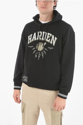 Sudadera con capucha de ajuste fácil JAMES HARDEN x NEIL BARRETT en negro