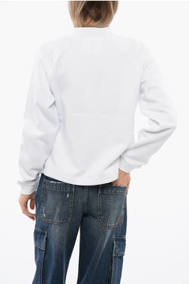 Sudadera sintética STELET con cordón en color blanco