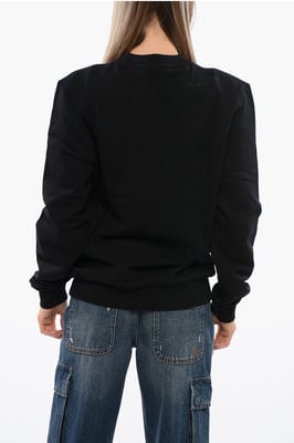 Sudadera JOSOIN con estampado en contraste en negro