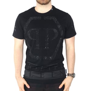Camiseta negra Theo de Philipp Plein