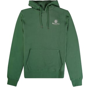 Sudadera con capucha verde Aquascutum Active con logotipo pequeño