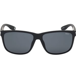 Gafas de sol BMW con montura negra mate y lentes polarizadas ahumadas