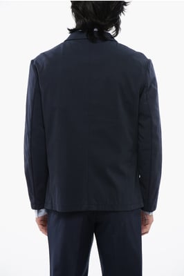 Blazer WOE de botonadura sencilla sin forro en azul
