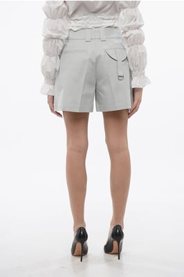 Shorts CARGO de cintura alta en azul claro