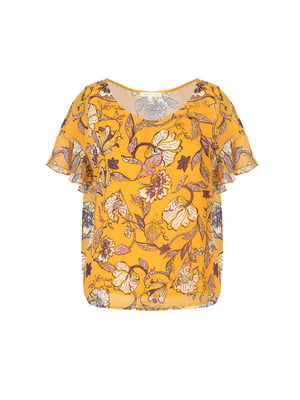 Patrizia Pepe Blusa de mujer naranja, Violeta