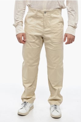 Pantalones chinos CROSS de algodón en beige