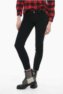 Pantalones de sarga F-STRETCH en negro