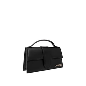 Bolso de hombro Jacquemus Le Grand Bambino con logotipo plateado
