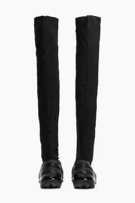 Botas tipo calcetín SALOMON X MM6 CROSSWADER con suela de tacos en negro