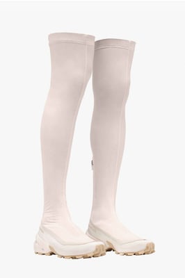 Botas tipo calcetín SALOMON X MM6 CROSSWADER con suela de tacos en rosa