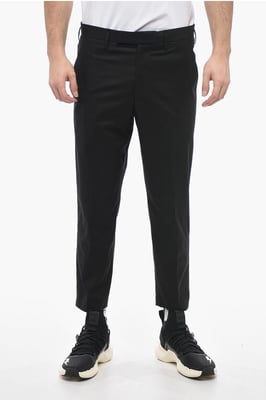 Pantalones JAMIE de talle regular y corte ajustado en negro