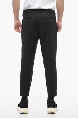 Pantalones JAMIE de talle regular y corte ajustado en negro