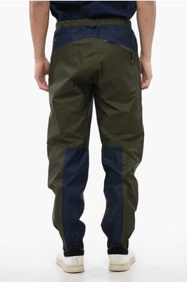 Pantalones SPRINGER bicolor en azul y verde