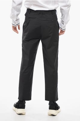 Pantalones ANDO de corte holgado con cinturón industrial en negro