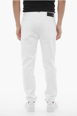Pantalones pitillo NICK de 5 bolsillos en blanco