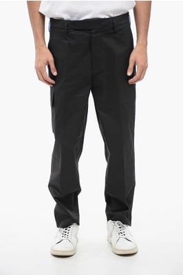 Pantalones cargo NATE de mezcla de algodón en color negro