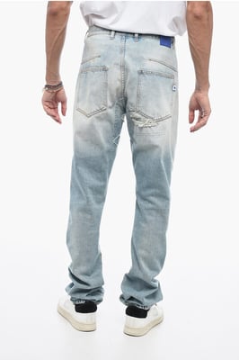 Denim TWIST Efecto Vintage con Patchwork 17cm en Azul Claro