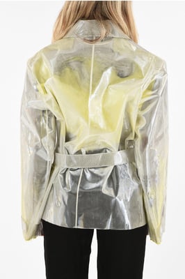 Abrigo impermeable MM0 en color blanco