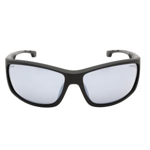 Gafas de sol Carrera Caraduc con montura negra y gris y lentes plateadas de espejo