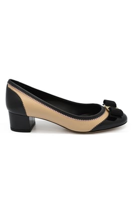 Salvatore Ferragamo Zapatos de tacón Eva Leathe Beige