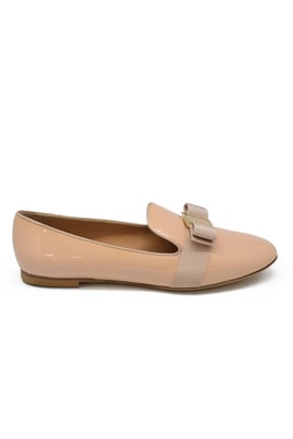 Salvatore Ferragamo Mocasines Scotty Beige