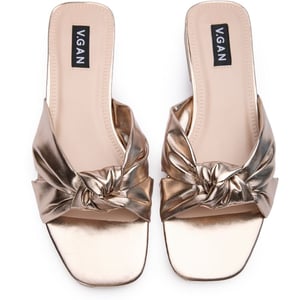 Sandalias con tira de nudos de salsifí vegano V.gan