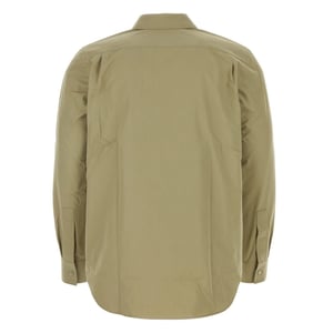 Camisa abotonada Burberry con motivo de caballero ecuestre Camisa informal verde cazador