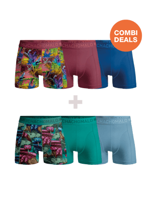 Muchachomalo Boxer Hombre - 3+3 Piezas - Calzoncillos Hombre