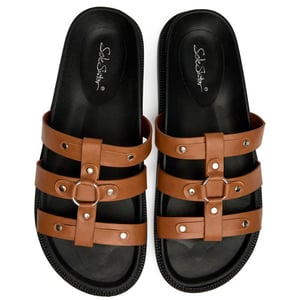 Solesister Honey Footbed Sandalias
