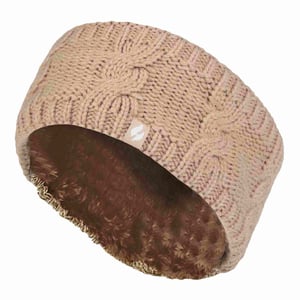Diadema Térmica de Invierno para Mujeres con Forro de Forro Polar y Tejido de Cable