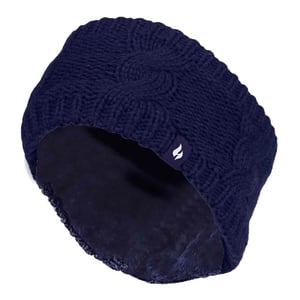 Diadema Térmica de Invierno para Mujer con Forro de Felpa y Trenzado