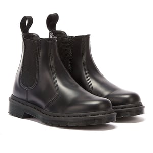 Botas Mono para Mujer Dr. Martens 2976 de Cuero Liso - (Negro)