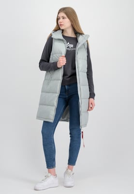 Long Puffer Vest Women