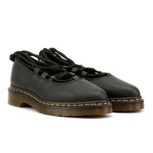 Zapatos de mujer Dr. Martens Elphie II de cuero Virginia negros