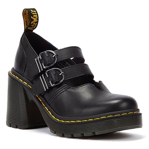 Dr. Martens Eviee Sendal de Cuero para Mujer Tacones Negros