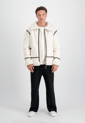 B-3 Faux Leather Bomber Jacket