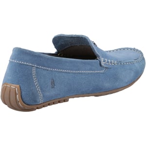 Hush Puppies Ralph Mocasin de Cuero Suede para Hombre en Azul