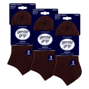 Paquete de 9 calcetines para hombres diabéticos, calcetines de tobillo anchos para pies hinchados