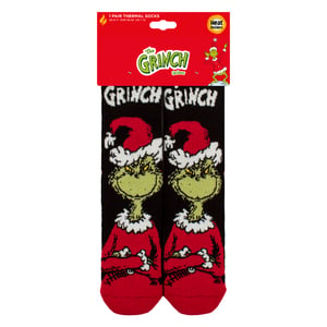 Calcetines de Navidad con patrón del Grinch para hombre