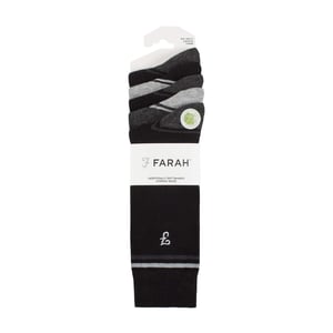 Paquete de 5 calcetines para hombre de bambú con patrón de rayas brillantes
