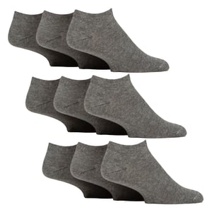 Paquete de 9 calcetines para hombres diabéticos | Calcetines de tobillo extra anchos sin elasticidad