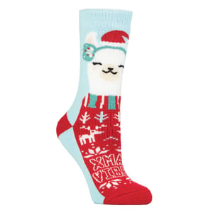 Medias de Navidad Esponjosas para Mujeres de Heat Holders Lite