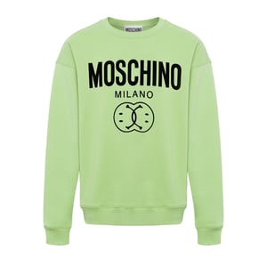 Jersey Verde Con Doble Sonrisa De Moschino
