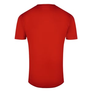 Camiseta Roja Con Logo Floral De Tigre De Cavalli Class