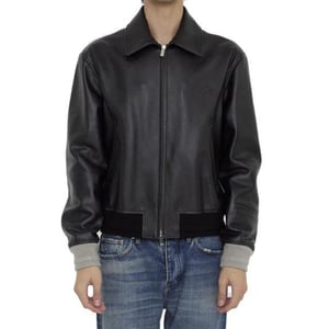 Chaqueta de cuero de alta costura de Christian Dior