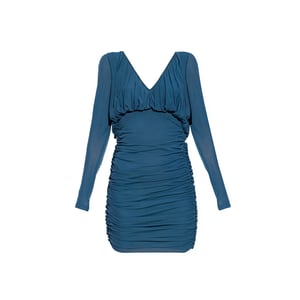 Vestido de manga larga de Saint Laurent